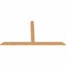 Ekena Millwork Portland Timber Gable Bracket, Western Red Cedar, 96"W x 52"H x 1 1/2"D x 5 1/2"F, 13/12 Pitch GBW096X52X0206POR00SWR - alternate 2